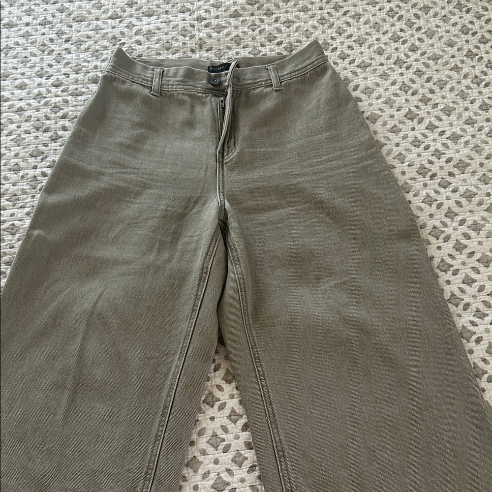 Sincerely Jules Wide Leg Light Wash 100% Cotton Size 7/28 - Picture 2 of 6